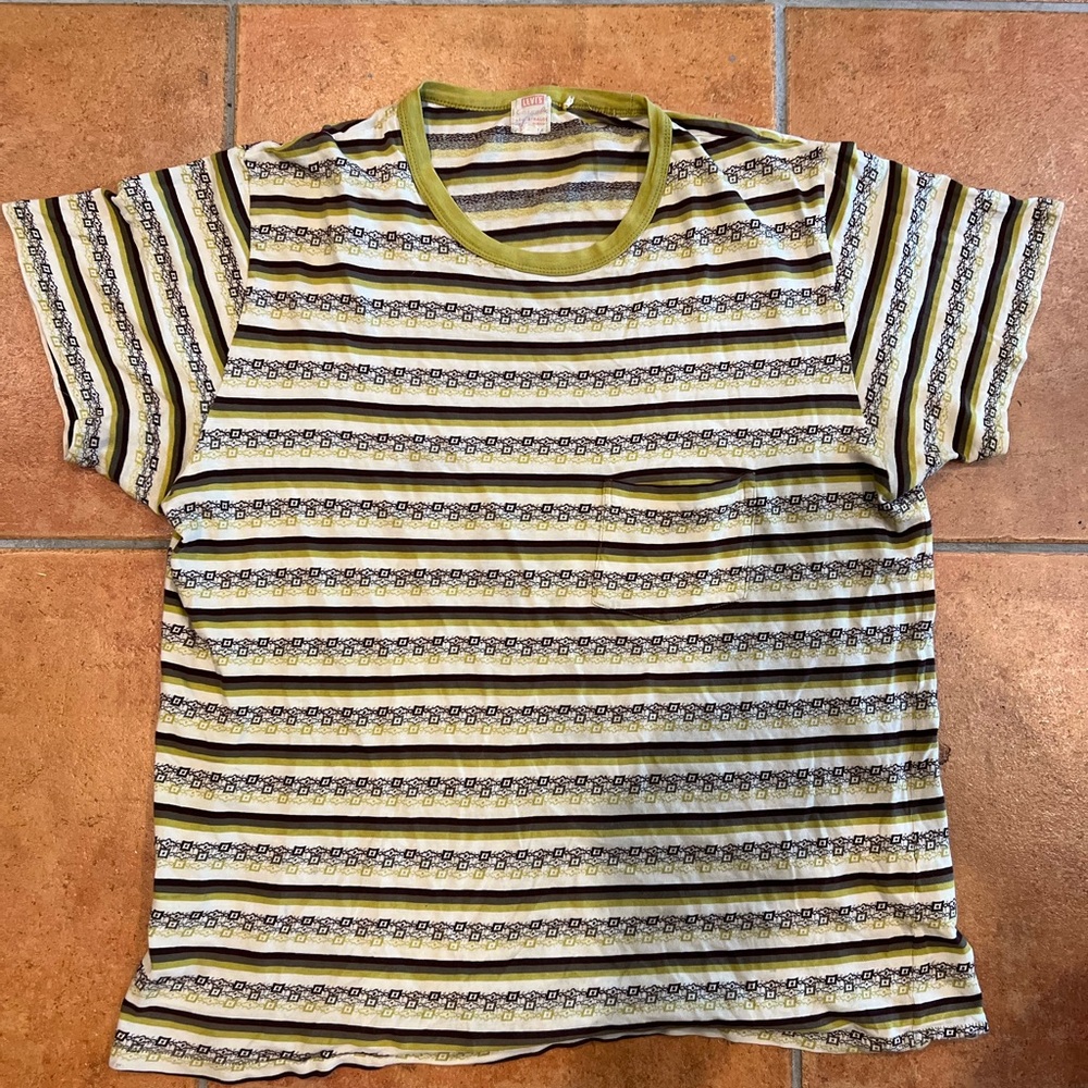 Rare authentic Levi’s t shirt. 1960s style. It’s sized XL but more L